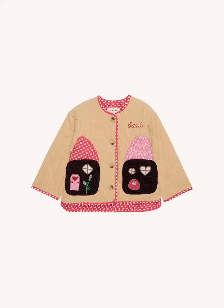 SISSEL EDELBO - Lou Champignons coat - Kids collection | Beige
