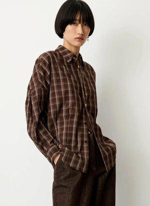 Sessùn - Booklyn Cotton Shirt | Mocha