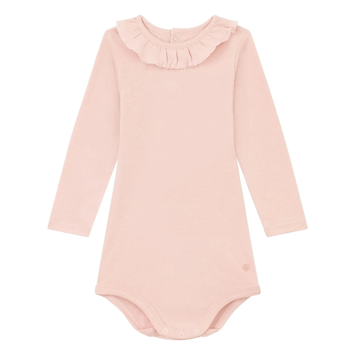 Petit Bateau - Body Collar Uni | Pink