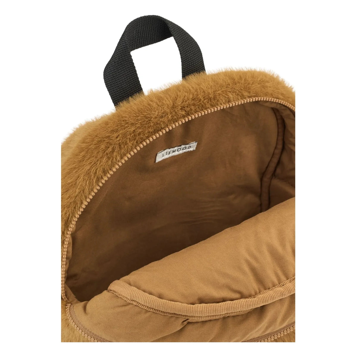 Liewood - Denise Tigre Fluffy Backpack Recycled Fiber | Caramel