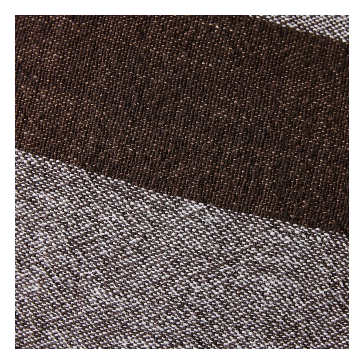 HKliving - Striped Cushion | Brown