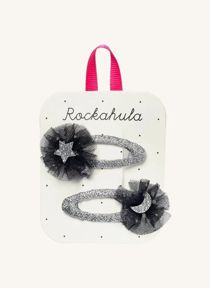 Rockahula Kids - 2-piece Eclat Mystique Tulle Hair Clips | Black