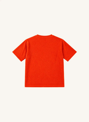 Repose AMS - Organic Cotton Sleeveless Sweater | Orange