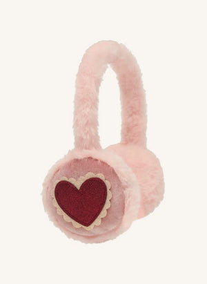Mimi & Lula - Heart Earmuffs | Pink