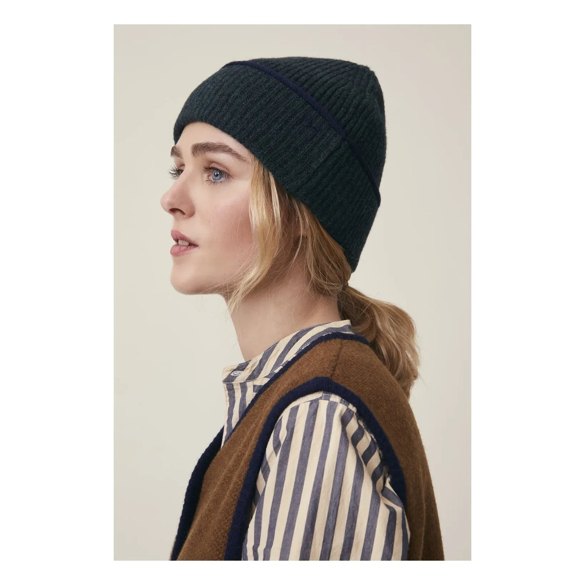 Moismont - Romeo Beanie No. 226, Merino Wool | Forest Green