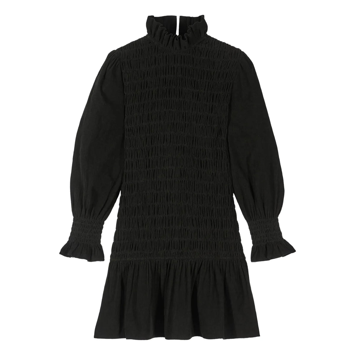 Maria de la Orden - Aleria Velvet Short Dress | Black