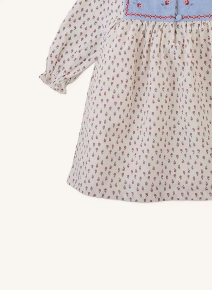 Gingersnaps - Myrtle Fleurie Dress | Ecru