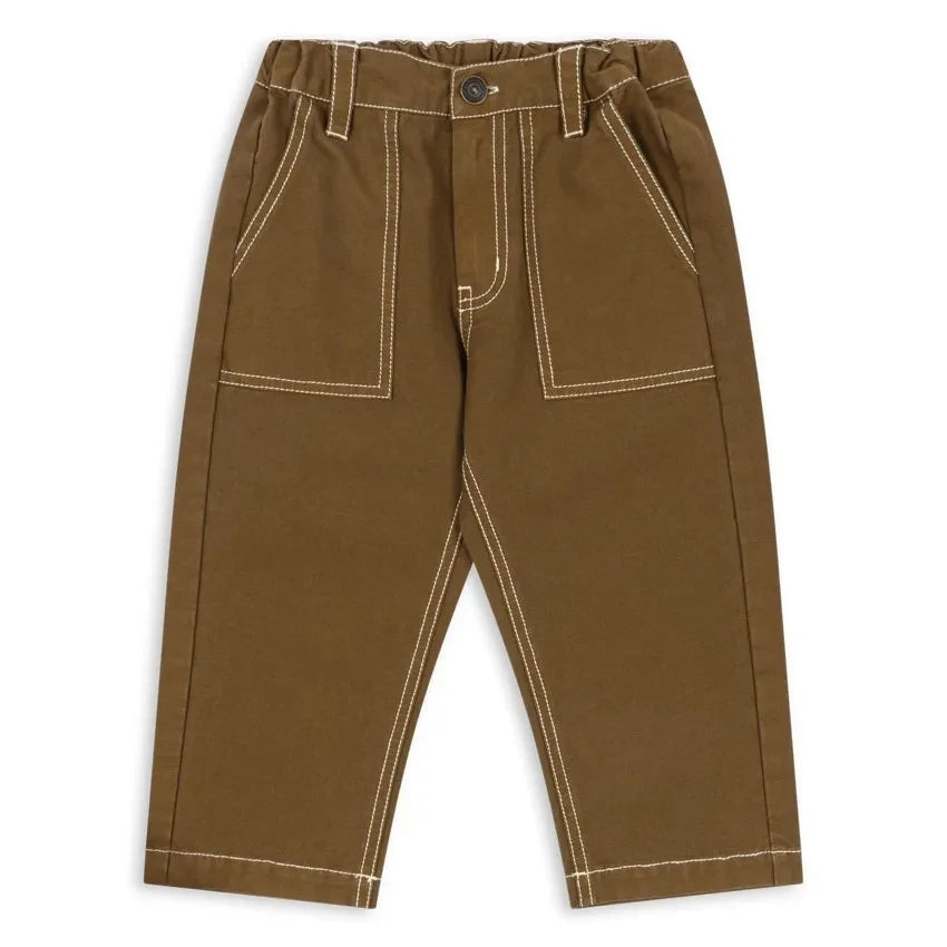 Konges Sløjd - Rida Organic Cotton Pants | Brown