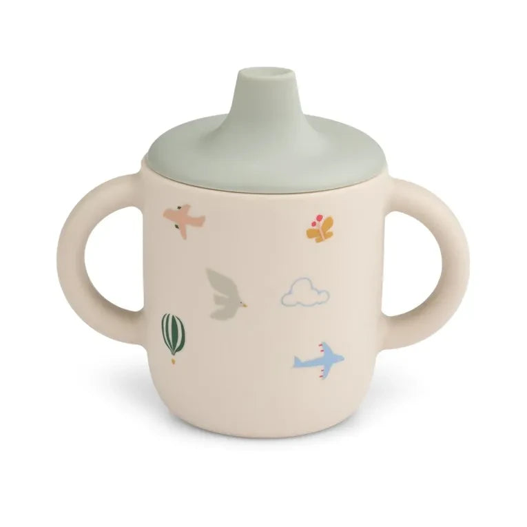 Liewood - Neil Silicone Training Cup | Flying/Sandy