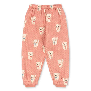Konges Sløjd - Thermal Pants Cats Recycled Fibers | Pink