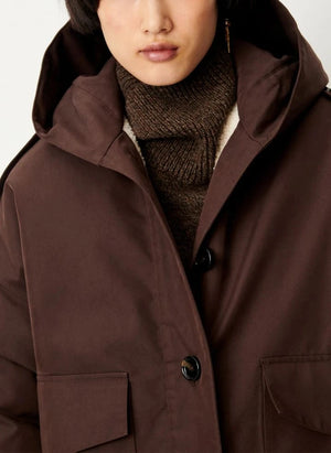 Sessùn - Andy Organic Cotton Parka | Brown