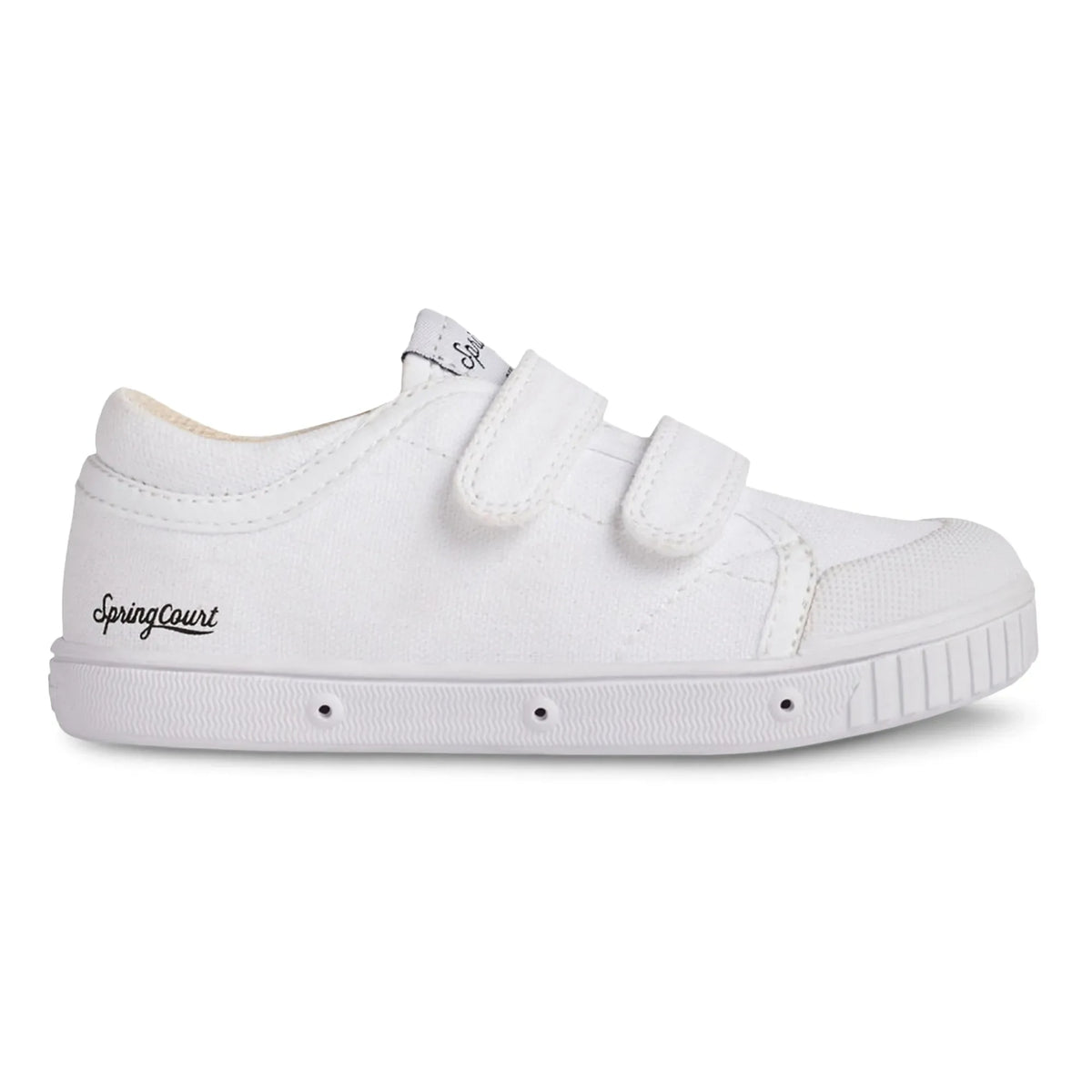 Spring Court - G2 Canvas Slip-Resistant Low-Top Sneakers | White