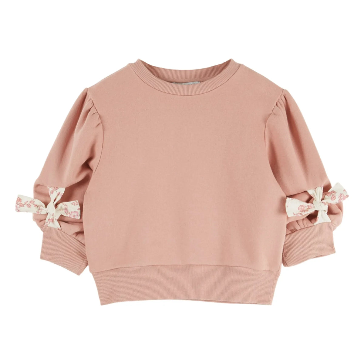 Emile et Ida - Rosalie Knotted Sweatshirt Organic Cotton | Pink