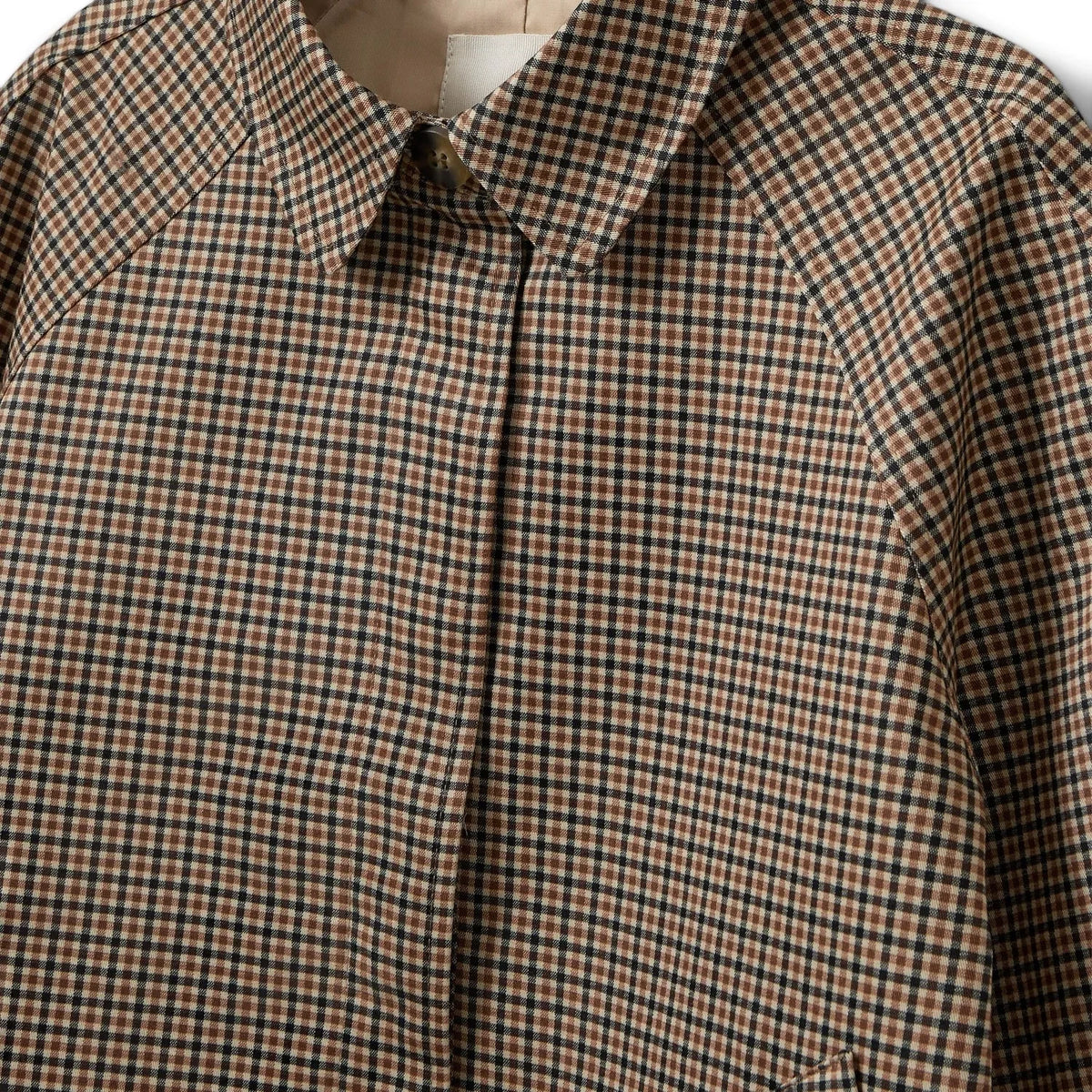 Sofie Schnoor - Filinesy Checked Jacket | Brown
