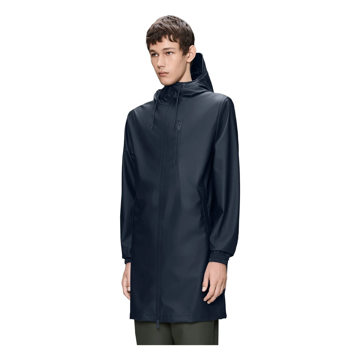 Rains - Storm Breaker W3 Long Coat | Navy Blue