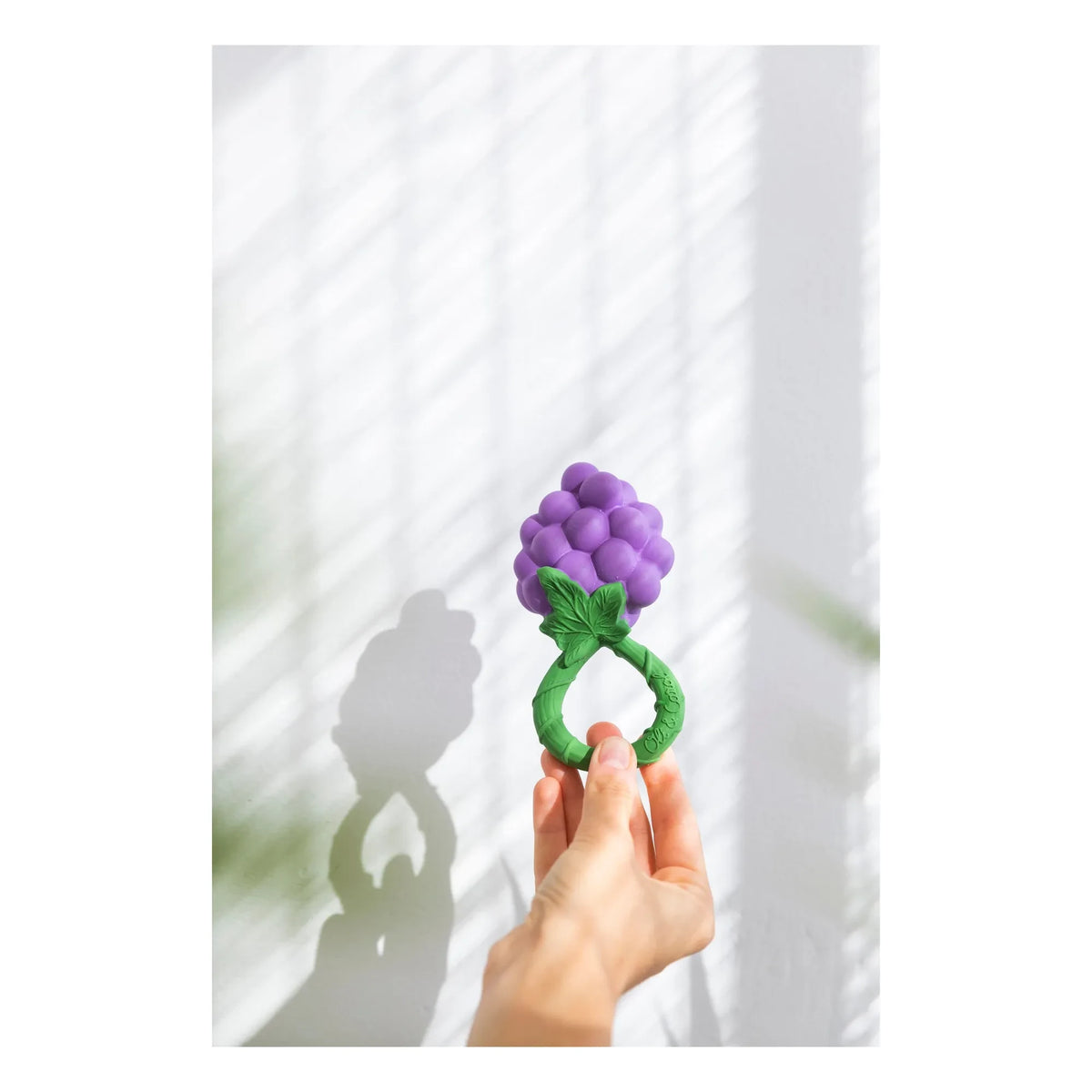 Oli & Carol - Grape Teething Rattle