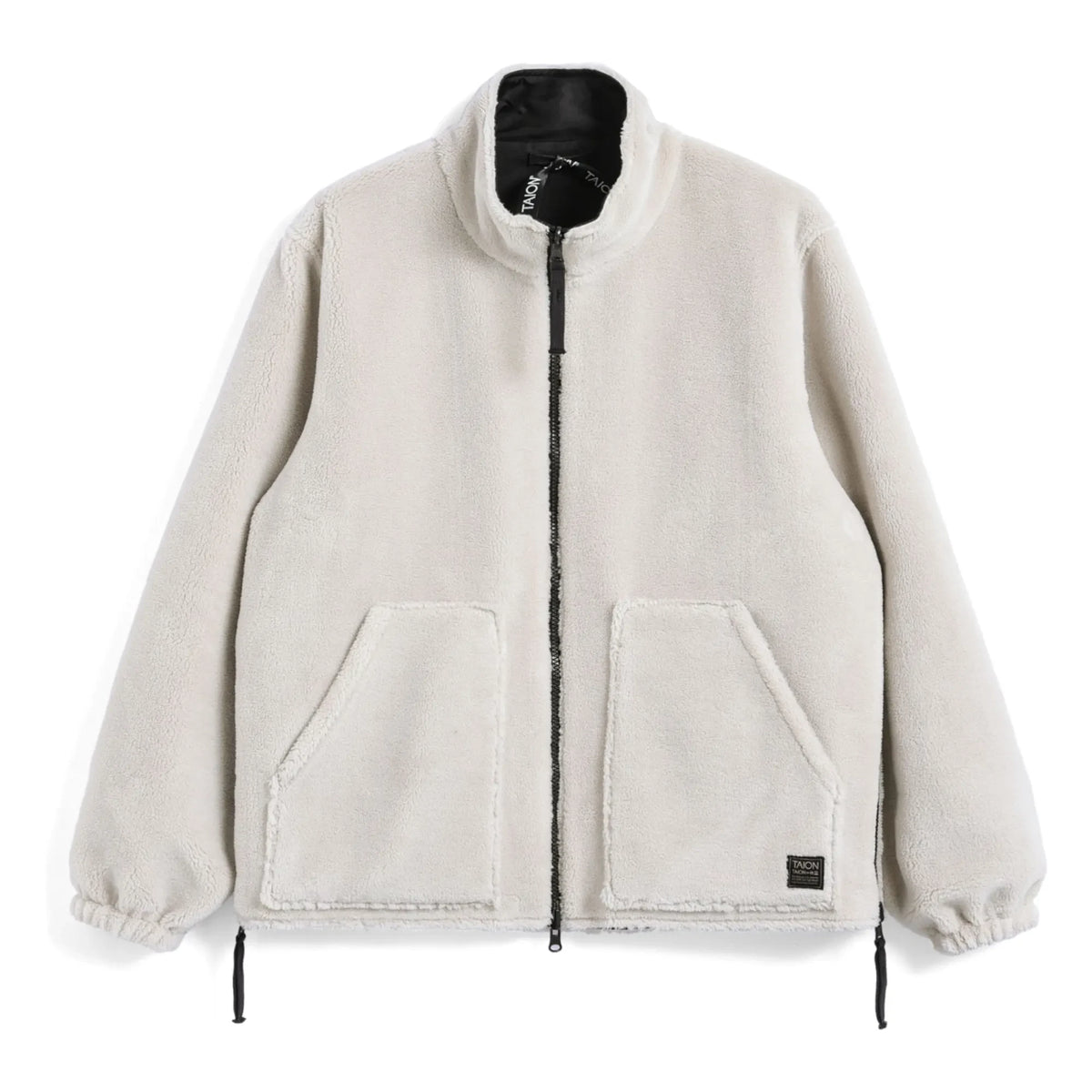 Taion - Reversible Military Boa Jacket | Black