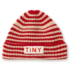 Tinycottons - Striped Wool Hat | Red