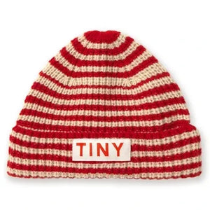 Tinycottons - Striped Wool Hat | Red