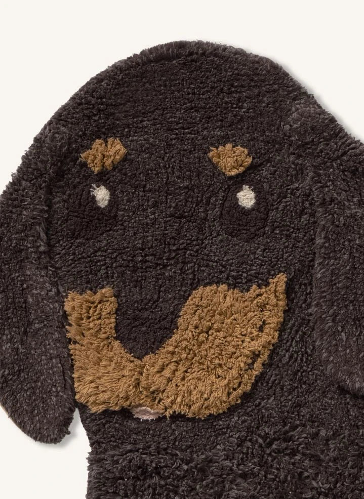 Lorena Canals - Jack the Dog Rug | Black