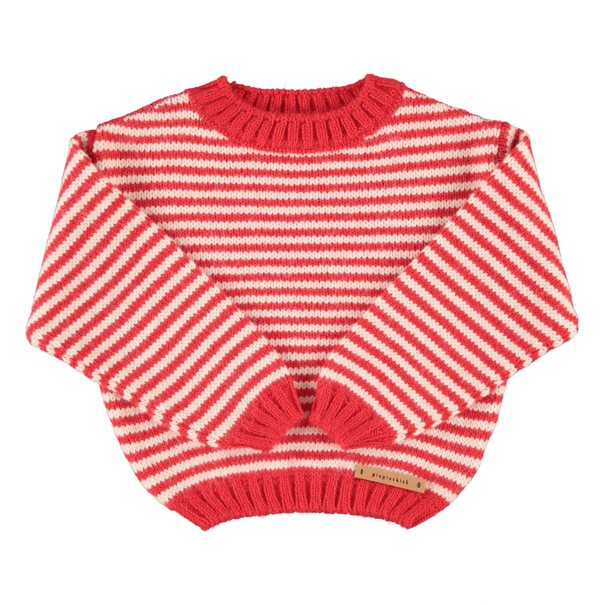 Piupiuchick - Striped Sweater | Red