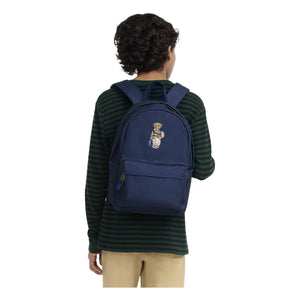 Ralph Lauren - Recycled Fiber Teddy Bear Backpack | Navy