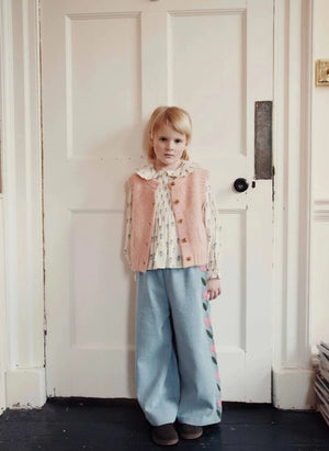 Emile et Ida - Sleeveless Alpaca Vest | Pink