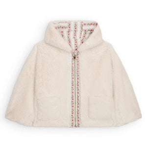 Louise Misha - Reversible Faux Fur Jacket | Cream