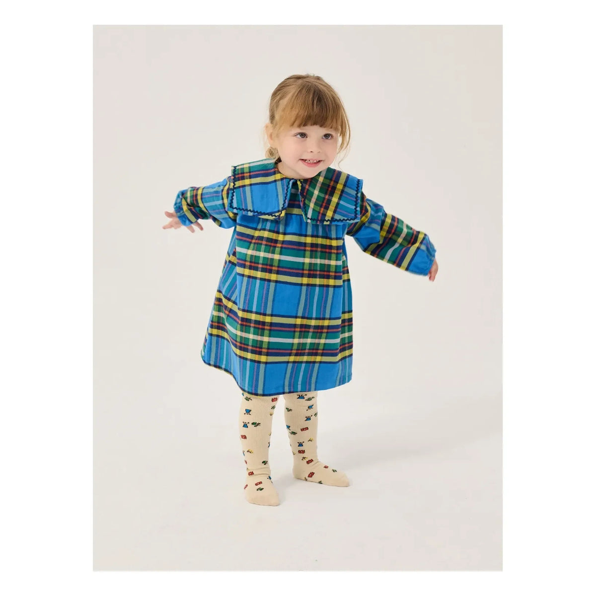 Bobo Choses - Organic Cotton Floral Leggings | Ecru