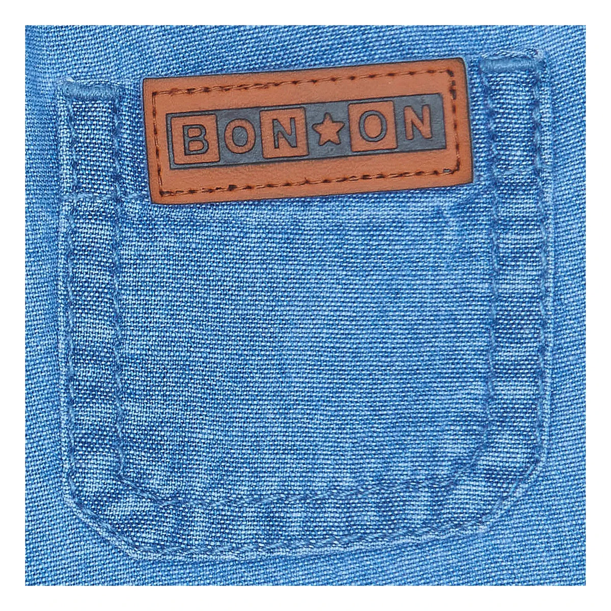 Bonton - Short Lyon Chambray | Denim Blue