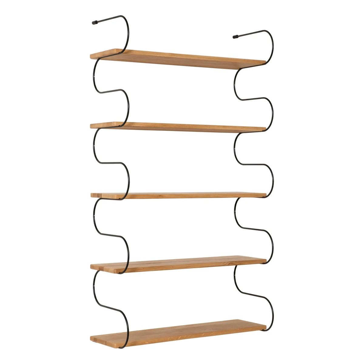 Schneid Studio - Onda Oak Wood Shelf | Black