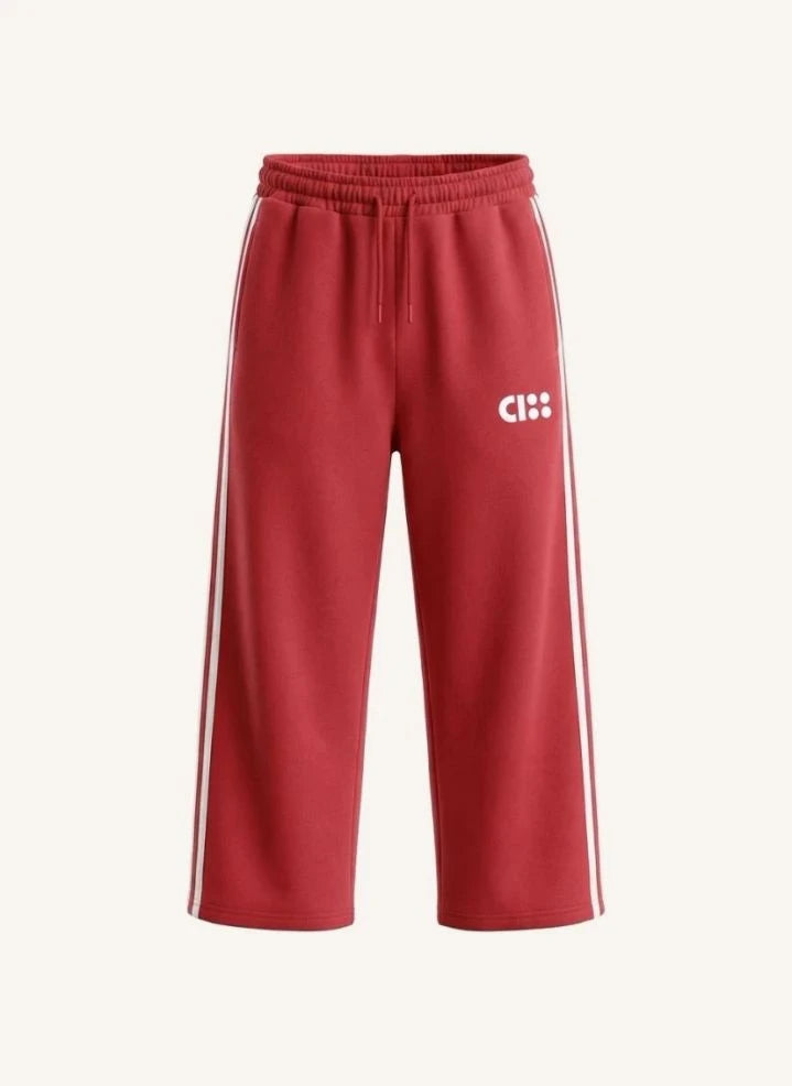 Cos I Said So - Large Logo Organic Cotton Jogger Pants | Red