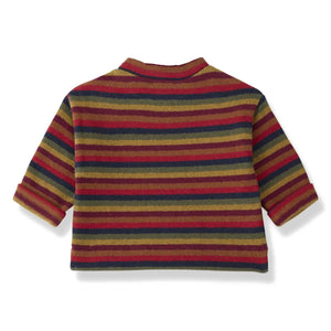 1+ in the family - Striped Nain Sweatshirt | Red