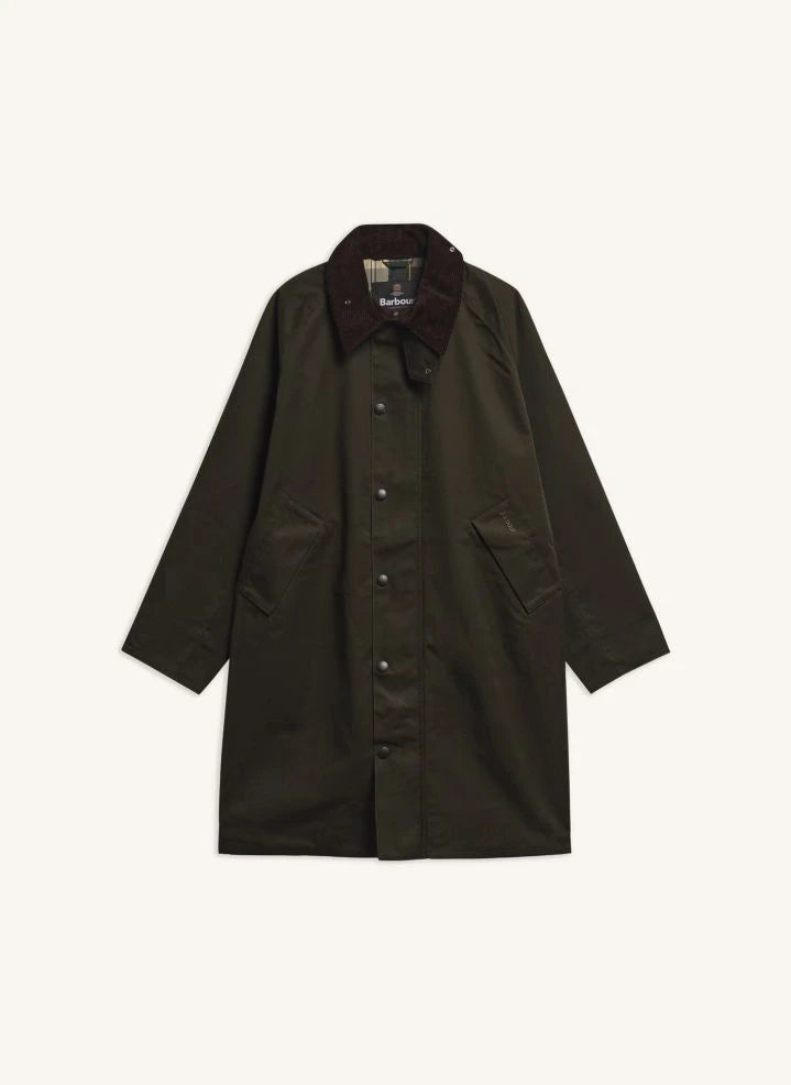 Barbour - Long Waterproof Jacket for Travel | Dark green