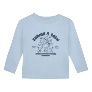 Bonton - Laurel Crew Neck T-Shirt | Light Blue