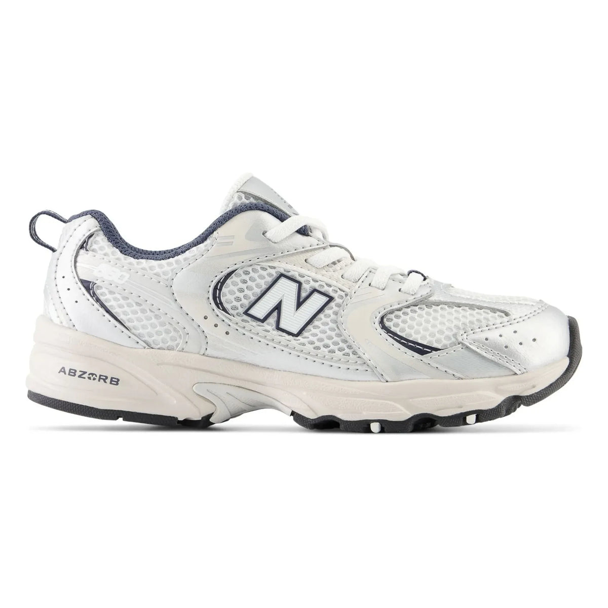New Balance - Elastic Lace Sneakers 530 | White satin