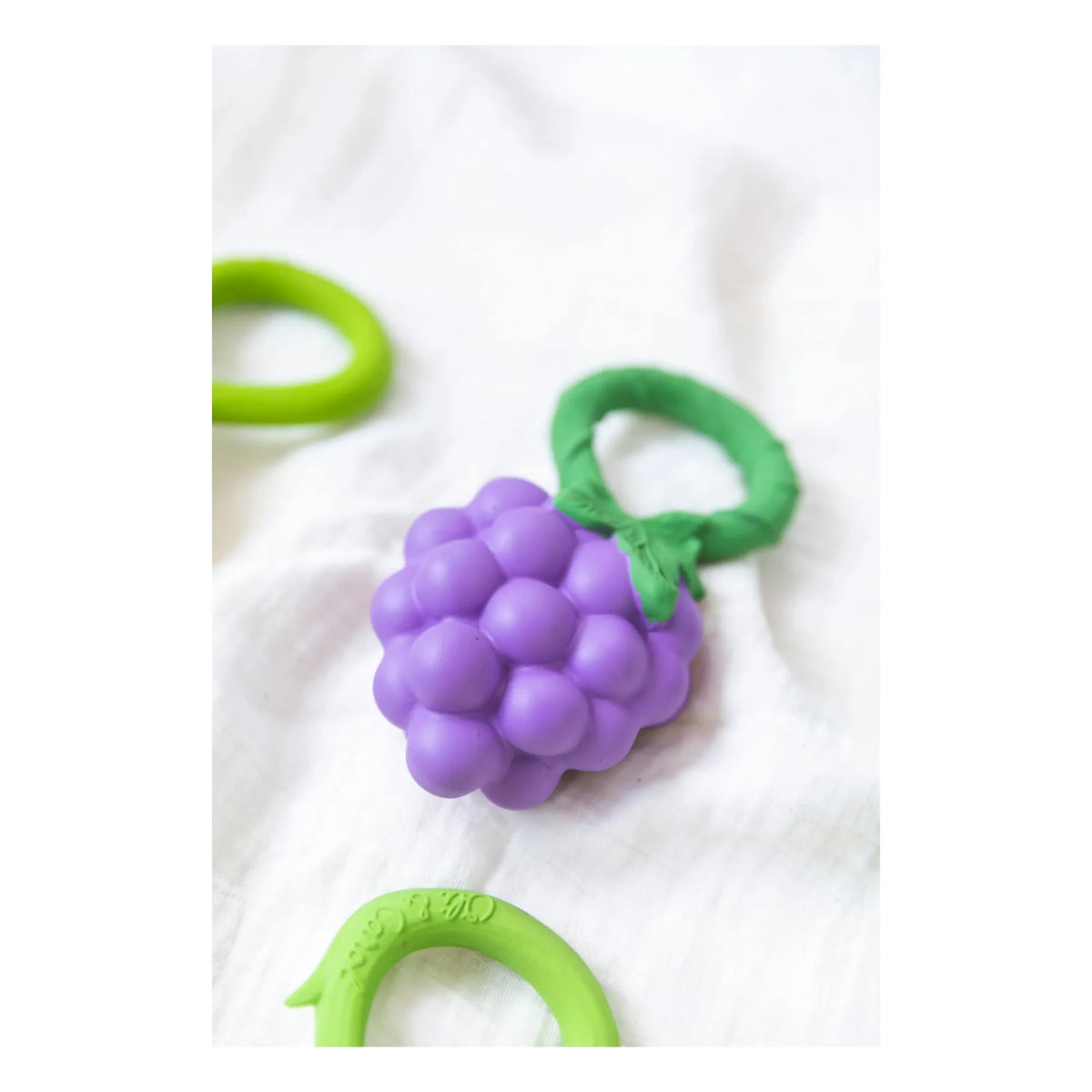 Oli & Carol - Grape Teething Rattle