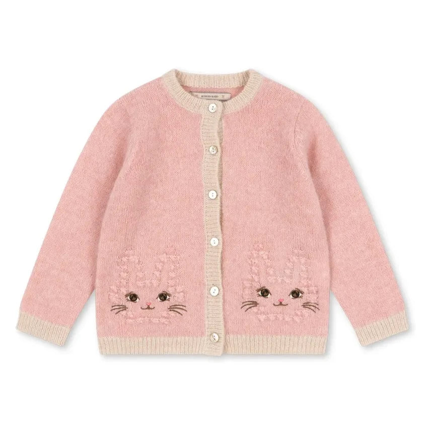 Konges Sløjd - Wool Cat Cardigan | Pink