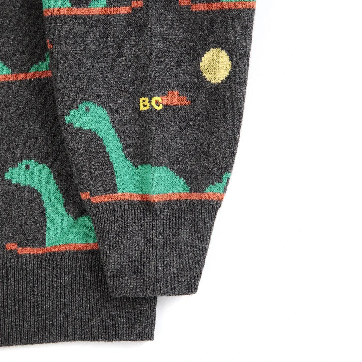 Bobo Choses - Organic Cotton Lake Sweater | Charcoal Grey
