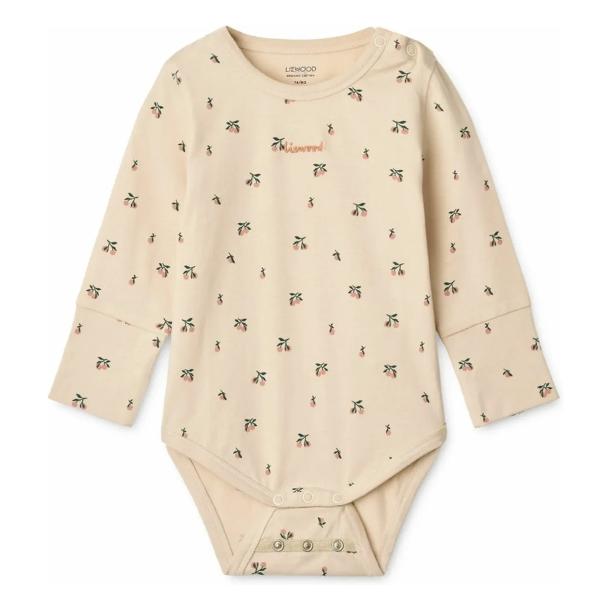 Liewood - 2-pack Yanni Peach Organic Cotton Bodysuit | Ecru