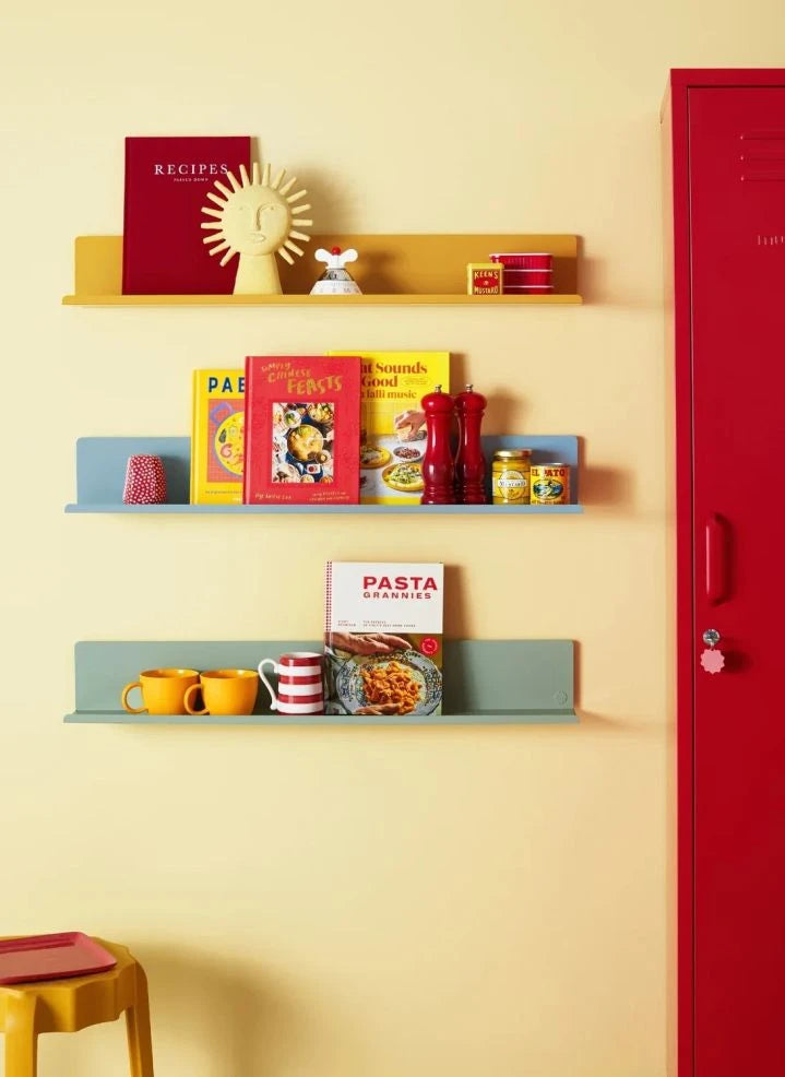 Mustard Made - Ledge Metal Wall Shelf | Sage