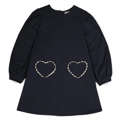 Mipounet - Clotilde Velvet Dress | Midnight Blue