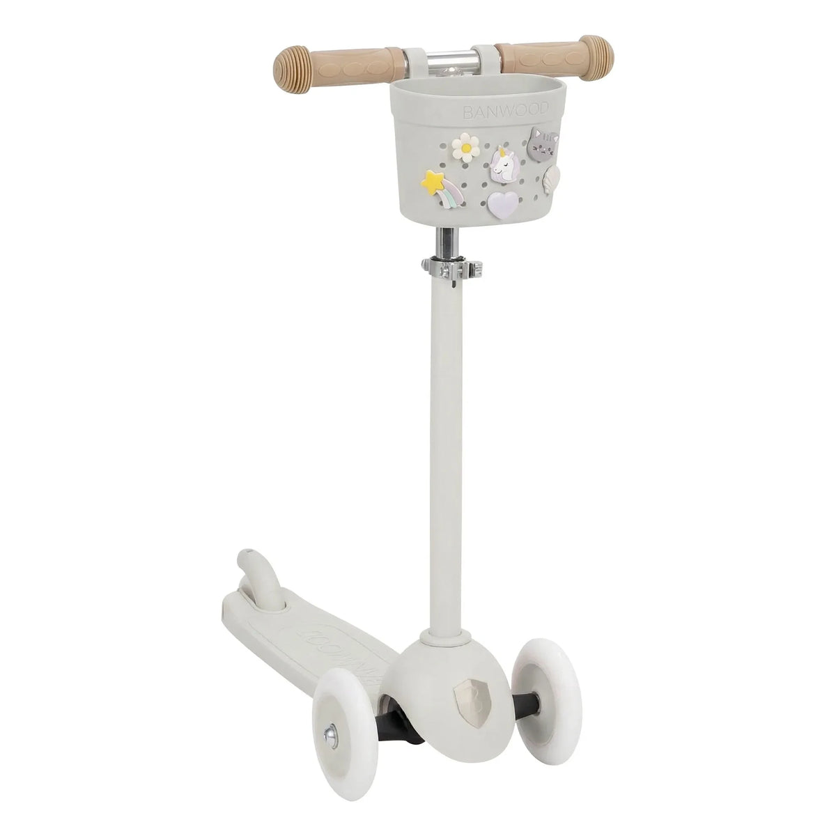 Banwood - Pin & Ride customizable bike basket/trolley | Ivory