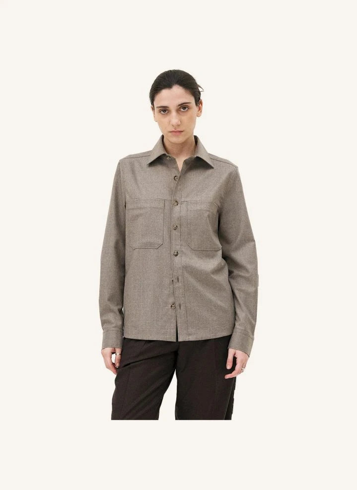Noyoco - Ottawa Virgin Wool Shirt Jacket | Natural