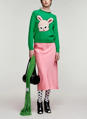 Essentiel Antwerp - Kapital Jacquard Sweater | Green