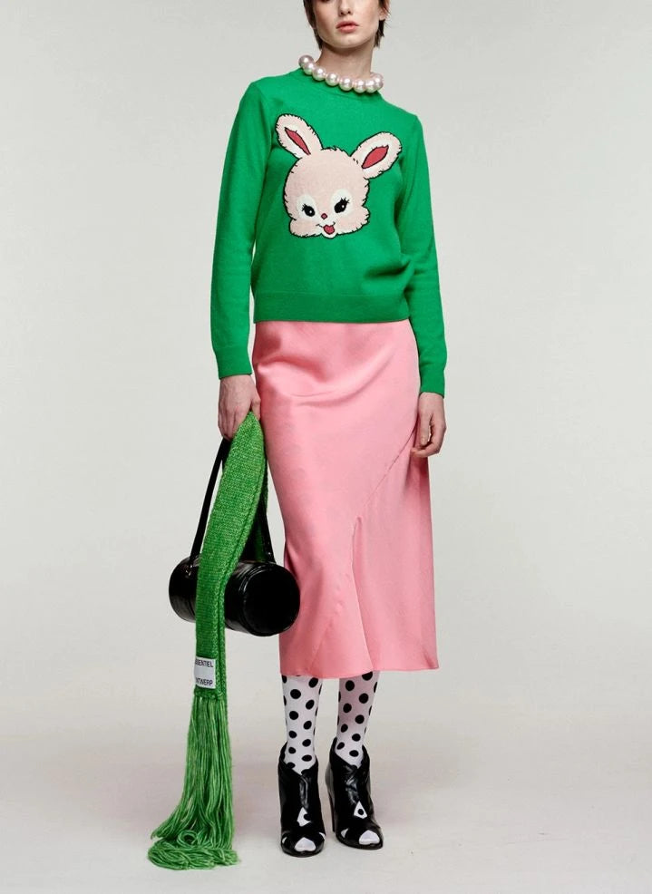 Essentiel Antwerp - Kapital Jacquard Sweater | Green