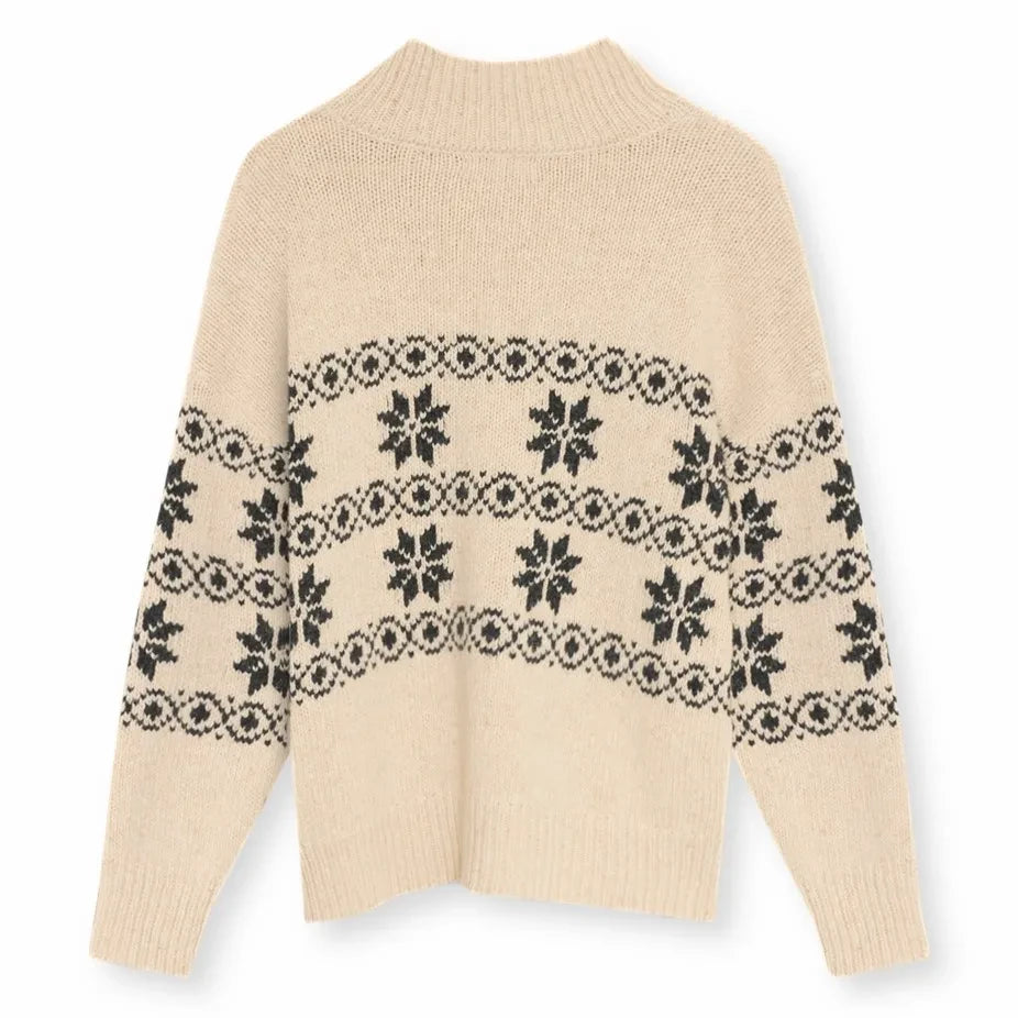 the new society - Lilo Laine sweater | Cream
