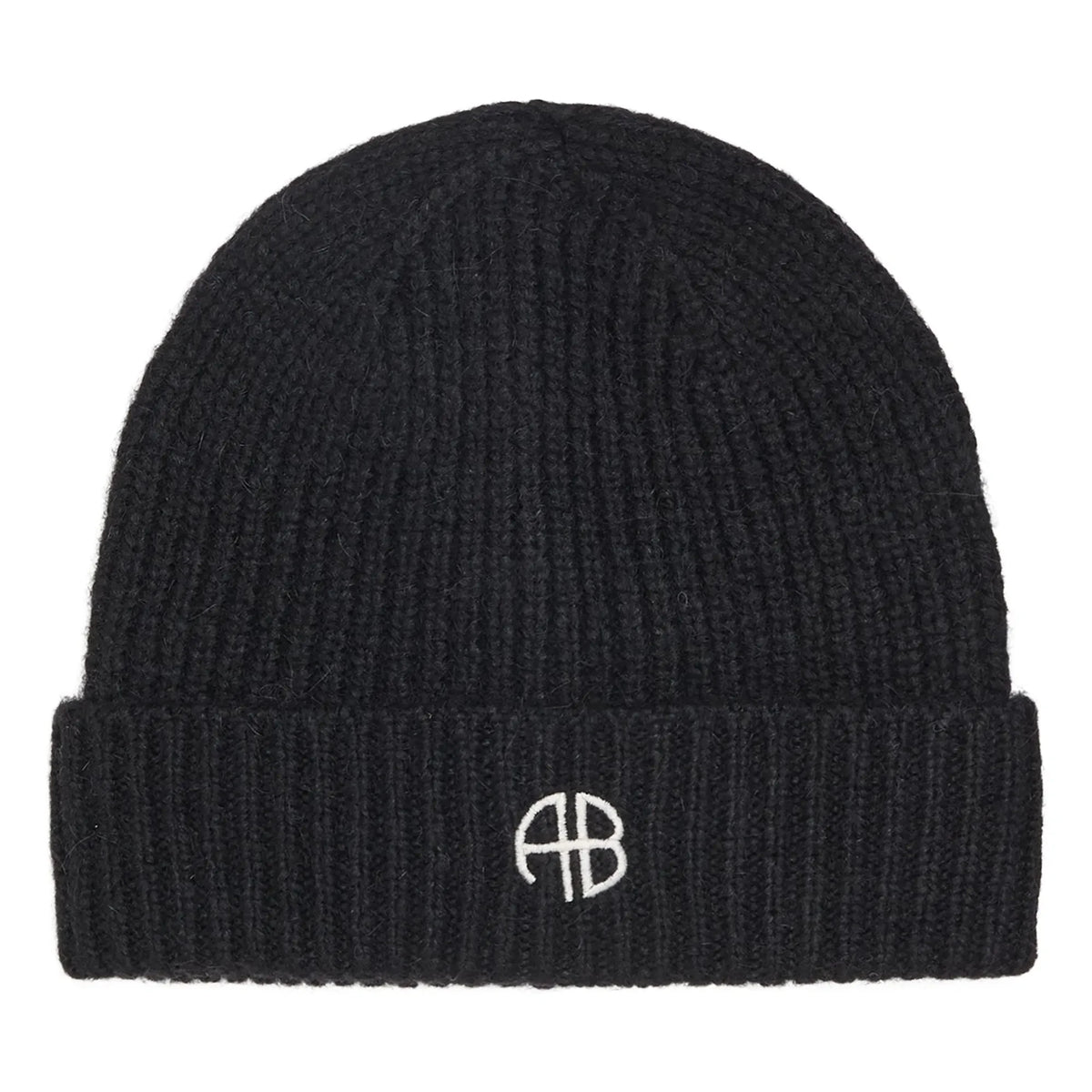 Anine Bing - Elia Wool and Alpaca Beanie | Black