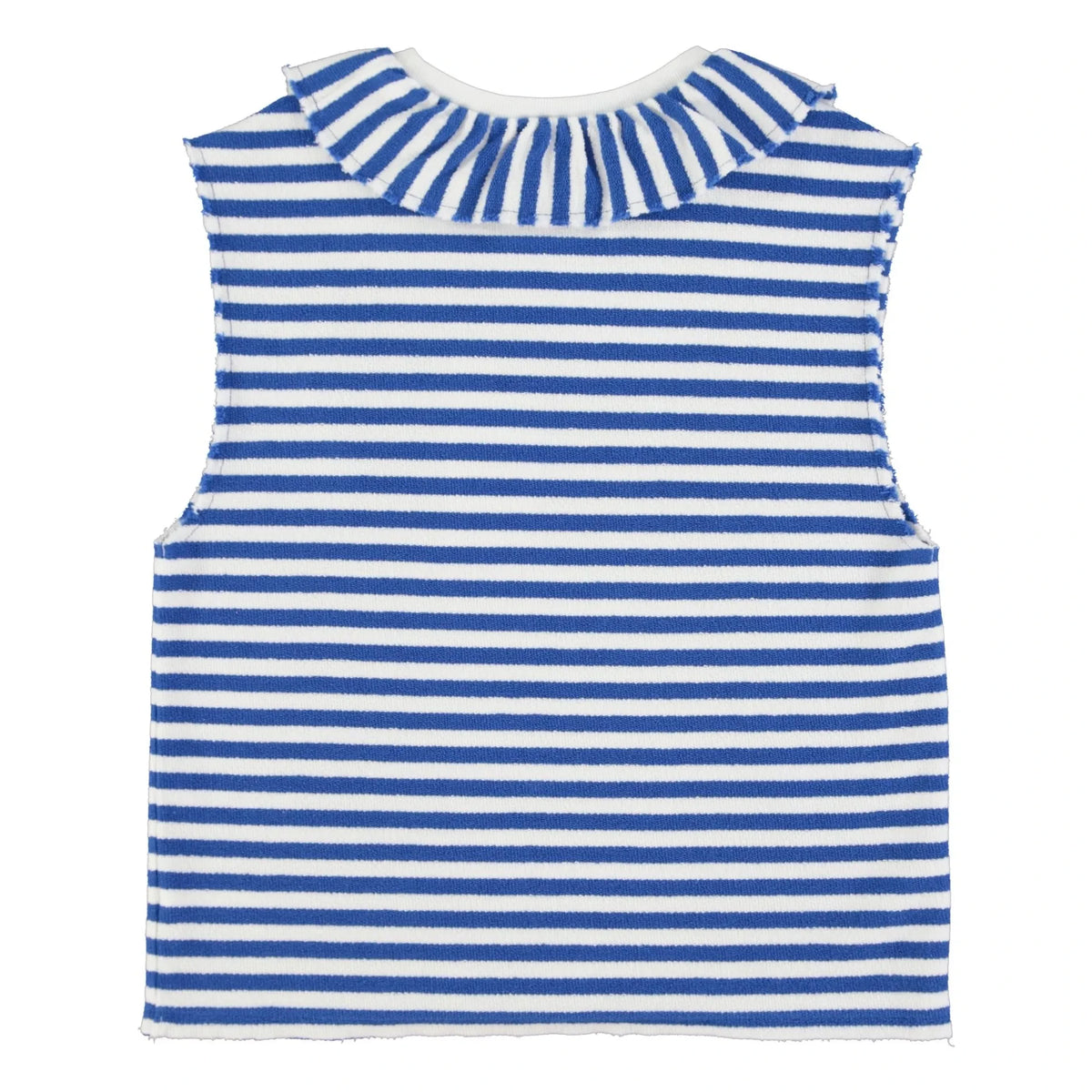 Sisters Department - Mathilde Organic Cotton Striped Tank Top | Blue