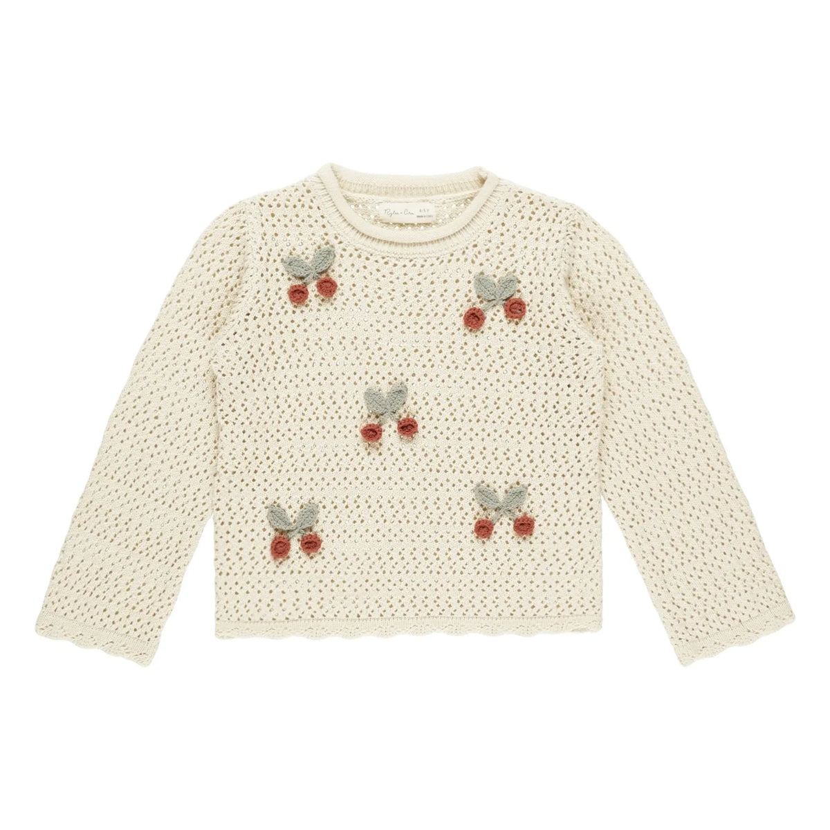 Rylee + Cru - Cherry Sweater | Ecru